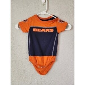NFL Bears Orange and Navy Kids Bodysuit
